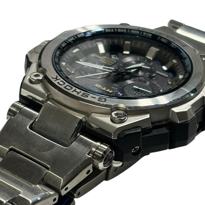 CASIO G-SHOCK MT-G Solar Radio Analog Watch Silver