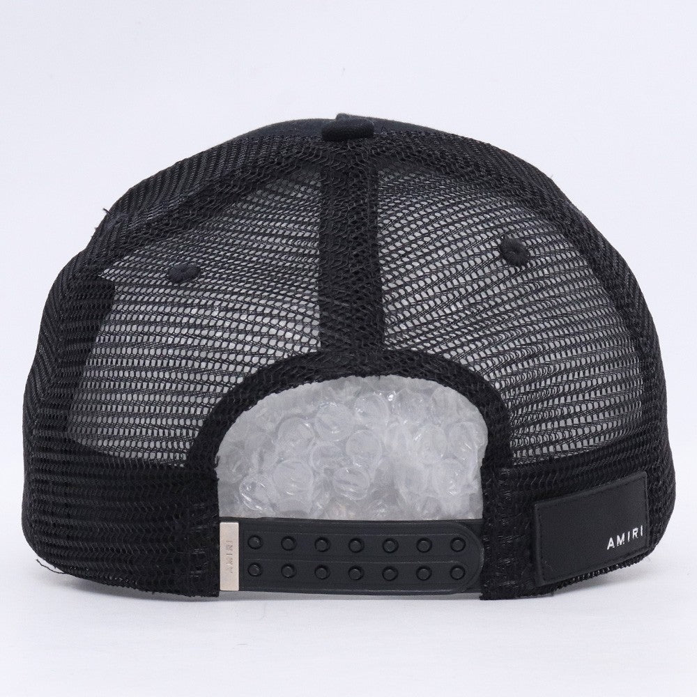 AMIRI 24AW MA Logo Mesh Trucker Hat Black Size F