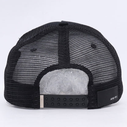 AMIRI 24AW MA Logo Mesh Trucker Hat Black Size F