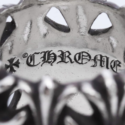 CHROME HEARTS Cemetery Cross Ring Silver Size JP 26