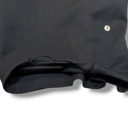OLD PARK Remake Zip Baggy Slacks Black Size L