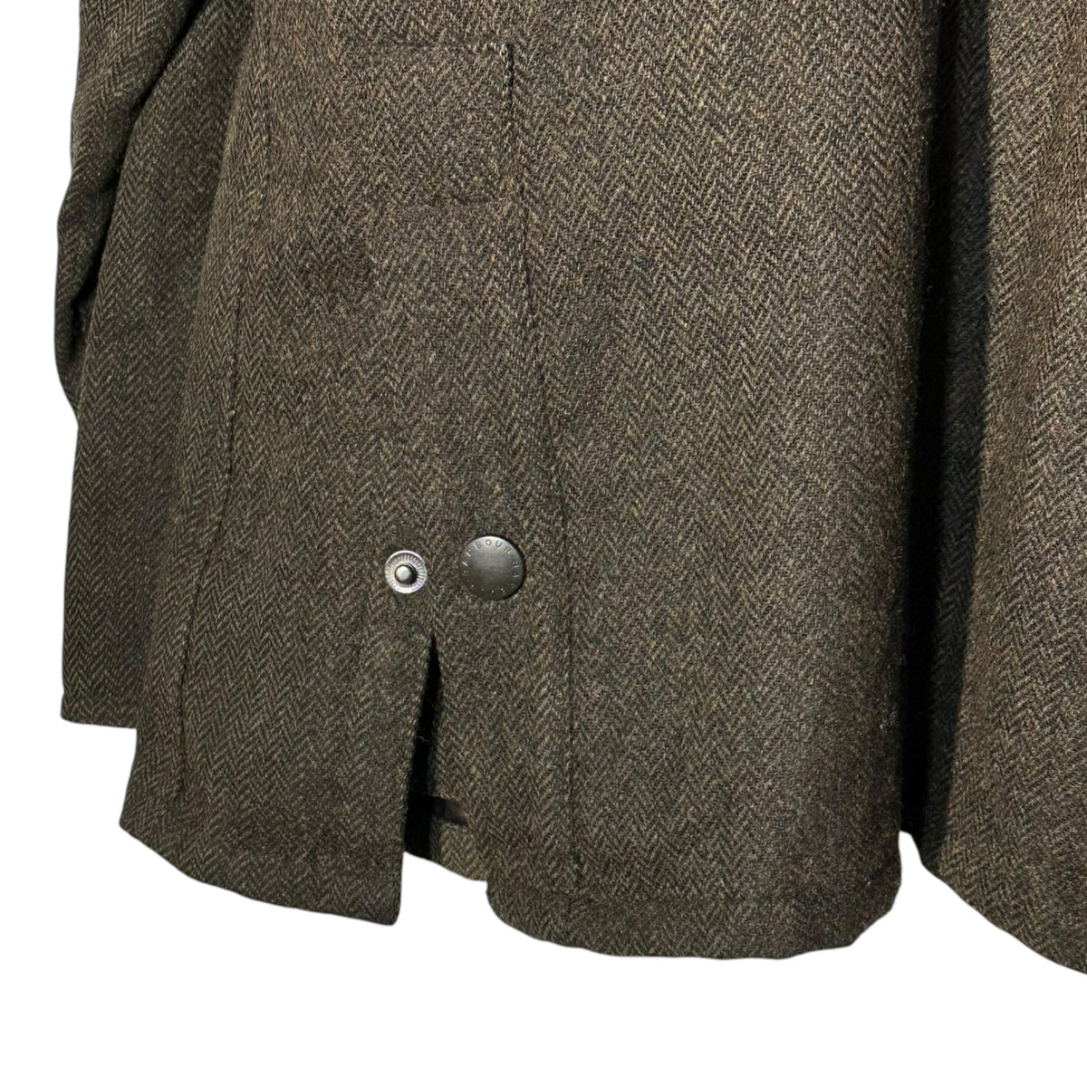 Barbour Bedale SL Waxed Tweed Oiled Jacket Size 36