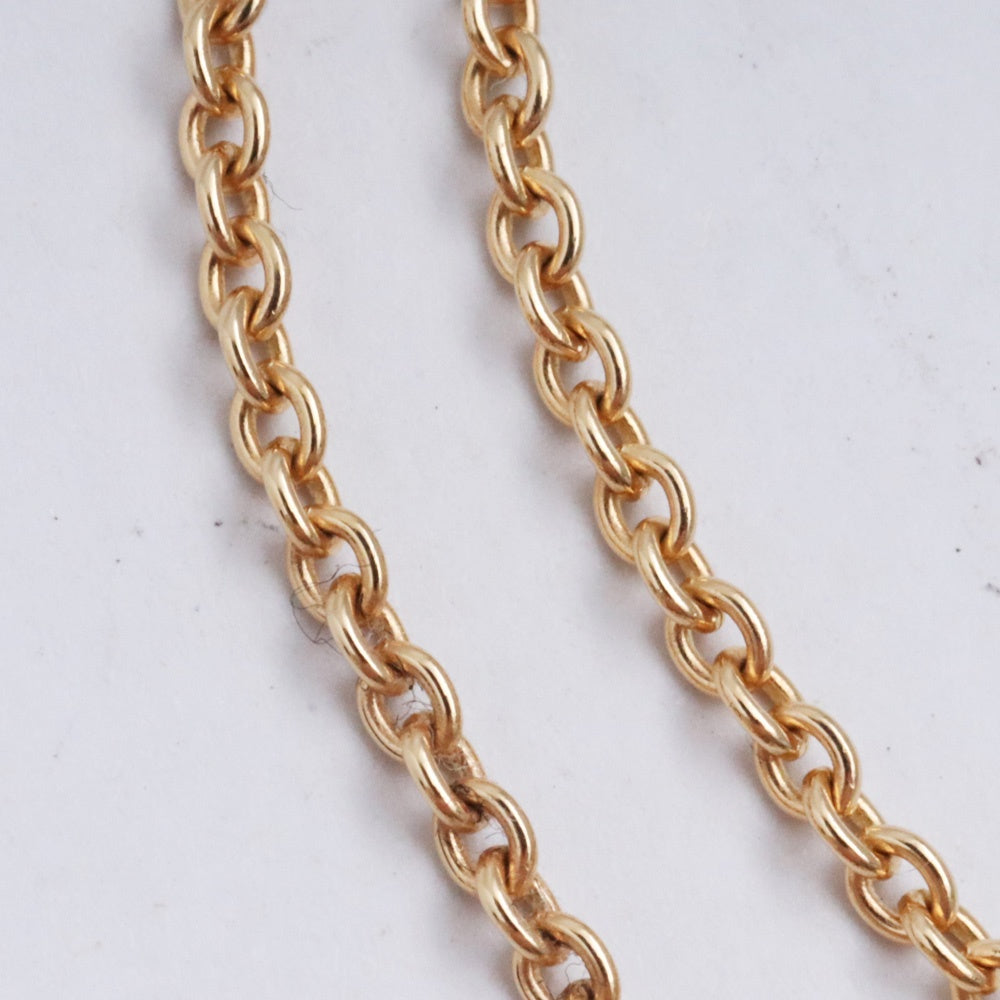 CARTIER Baby Love K18YG Necklace Yellow Gold Size F
