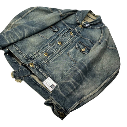 Maison MIHARA YASUHIRO 23SS Open Denim Jacket Size 46