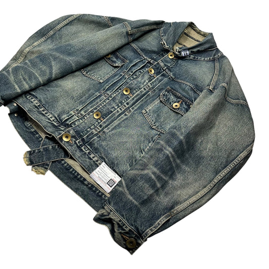 Maison MIHARA YASUHIRO 23SS Open Denim Jacket Size 46