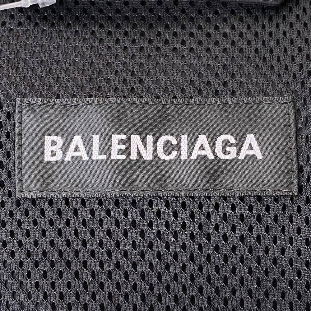 Balenciaga 20SS Credit Card Logo Nylon Windbreaker Size 46