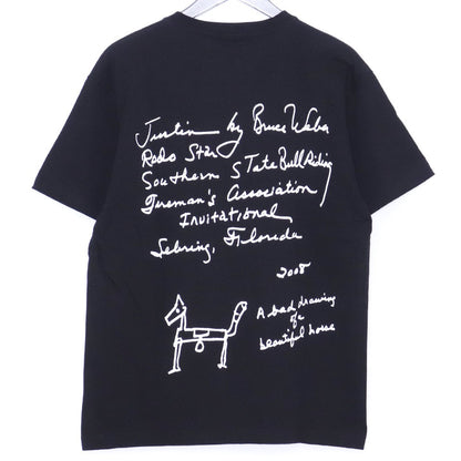 BIOTOP Bruce Weber Photo Print T-Shirt Black Size M