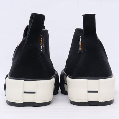 Devoa Black Nylon Low-Cut Sneakers Size 25.5cm