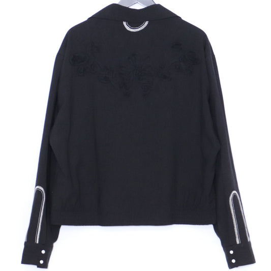 SASQUATCHFABRIX. 25SS WESTERN FLOWERS Jacket Black Size L