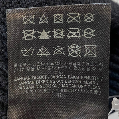 FENDI Black Wool Knit Beanie Size F