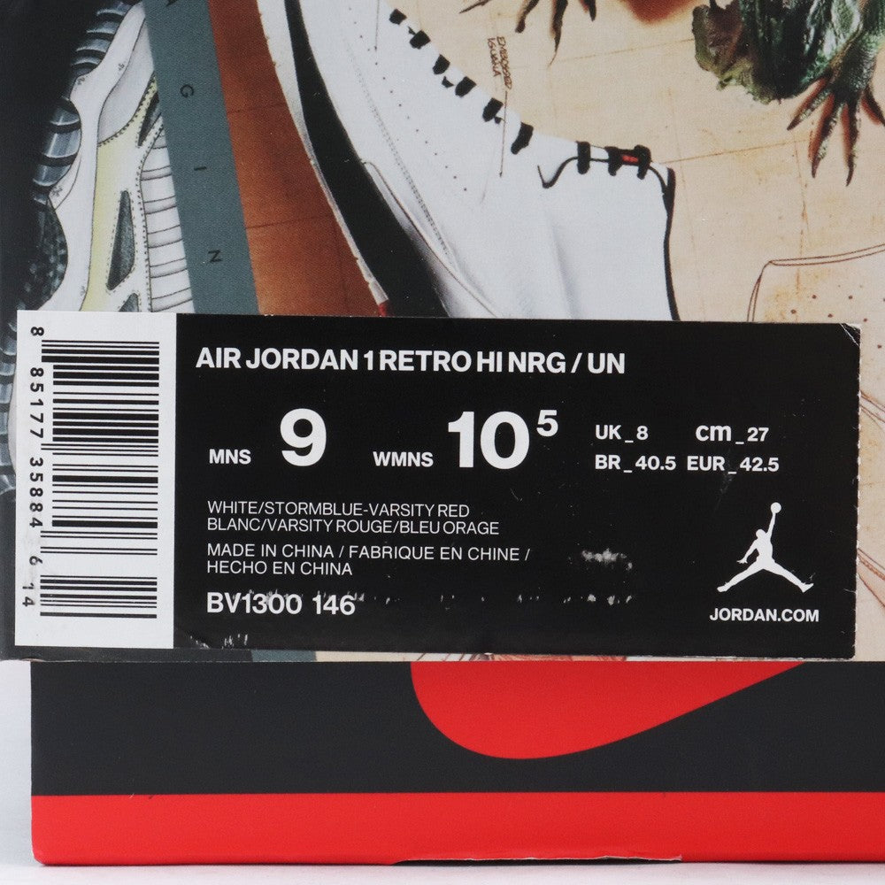 Nike RETRO HI NRG UNION Air Jordan 1 Sneakers Blue Size 27cm