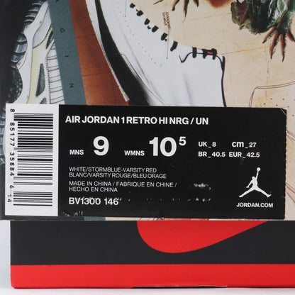 Nike RETRO HI NRG UNION Air Jordan 1 Sneakers Blue Size 27cm