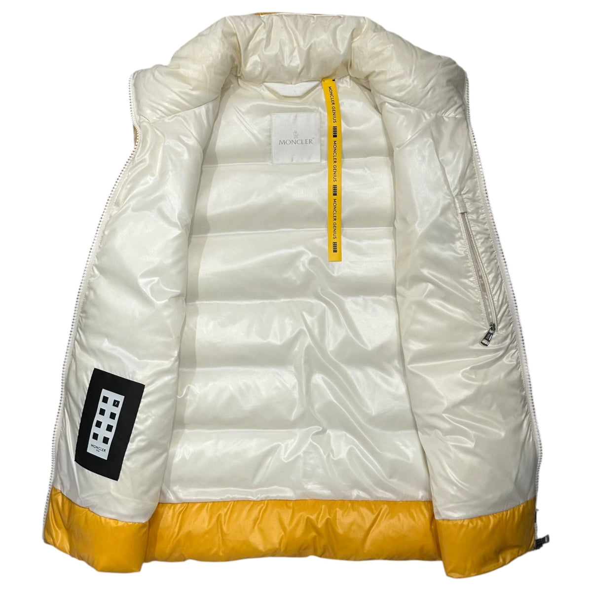 MONCLER 21SS PARK GILET Logo Down Vest Yellow Size 3