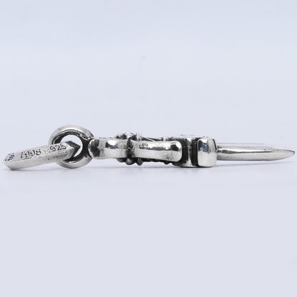 CHROME HEARTS #5 Dagger Charm Silver Size F