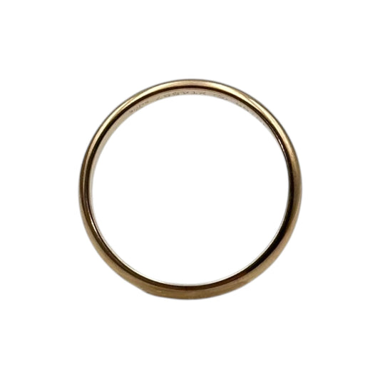 Cartier 18K Pink Gold Band Ring Size JP 15.5