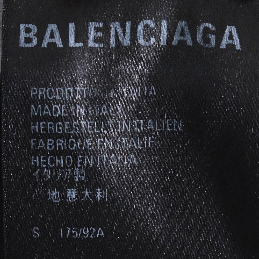BALENCIAGA 21AW Political Campaign Hoodie Blue Size S
