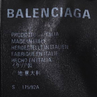 BALENCIAGA 21AW Political Campaign Hoodie Blue Size S