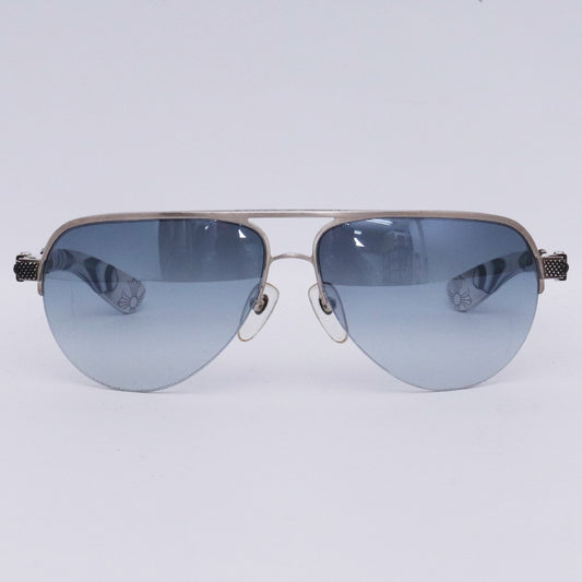 CHROME HEARTS Blade Hummer I Silver Sunglasses Size ONE SIZE