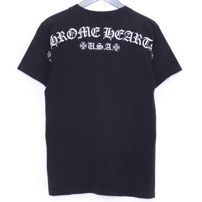 CHROME HEARTS Old Arch Logo Print T-Shirt Black Size S