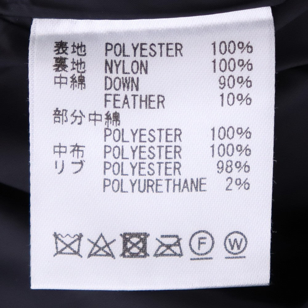 MLVINCE 24AW LIMONTA OLD SCHOOL Down Jacket Black Size XL