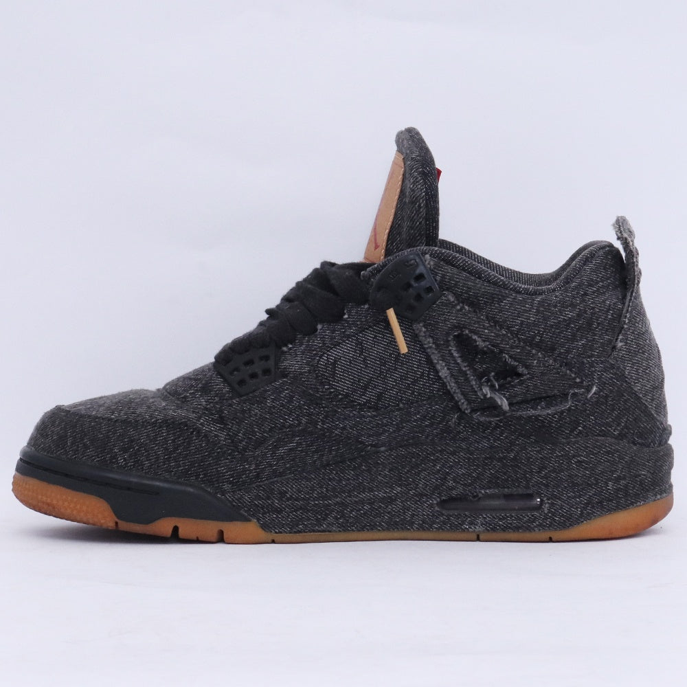 Levi's Nike Air Jordan 4 Retro Denim Sneakers Size 25.5cm