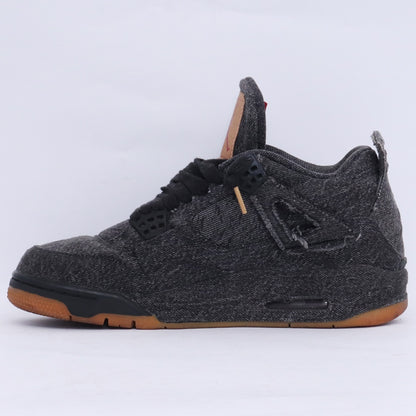 Levi's Nike Air Jordan 4 Retro Denim Sneakers Size 25.5cm