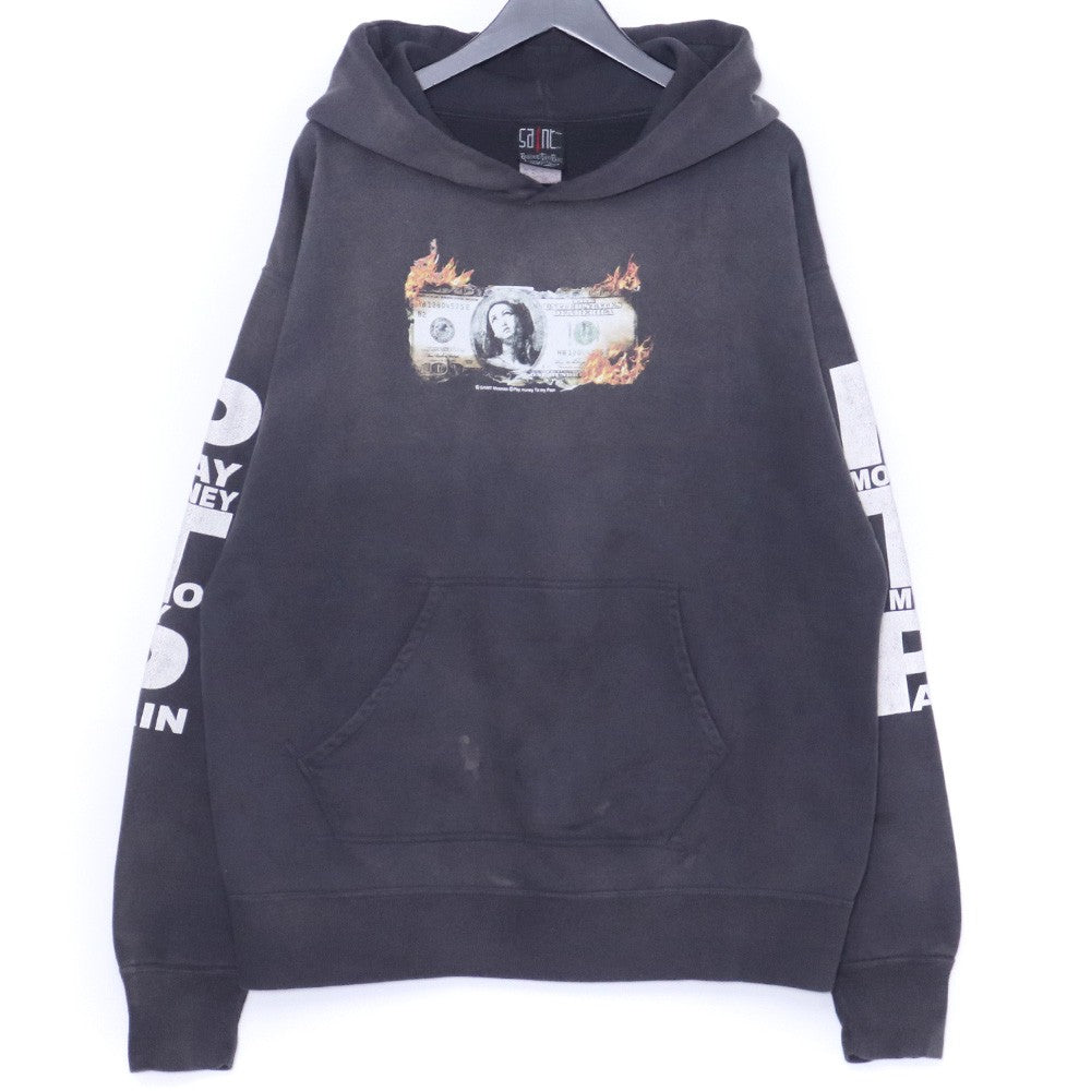 Saint Michael 24SS PTP BRND MONEY Hoodie Distressed Size XL
