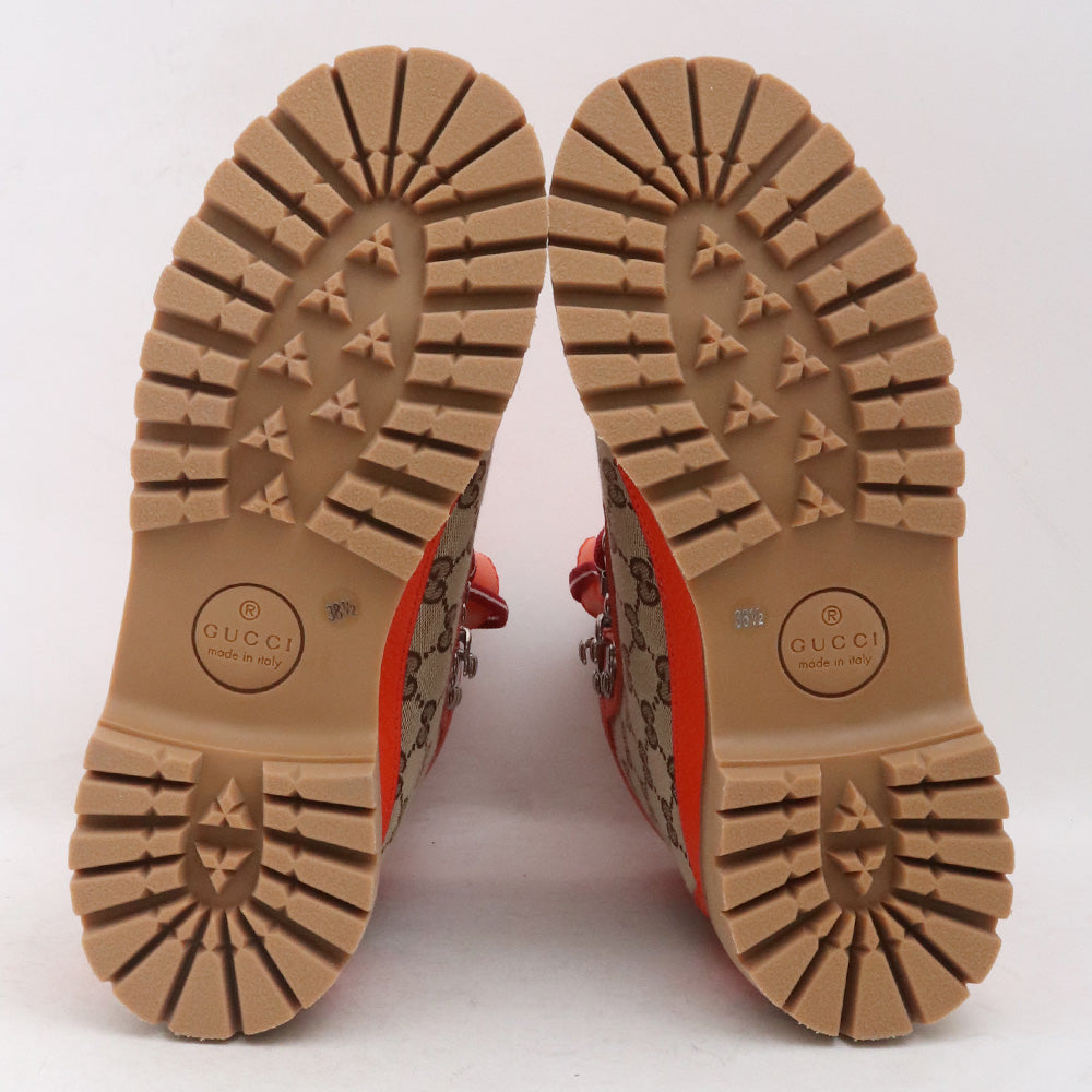 GUCCI x The North Face GG Pattern Boots Beige Size 25.5cm