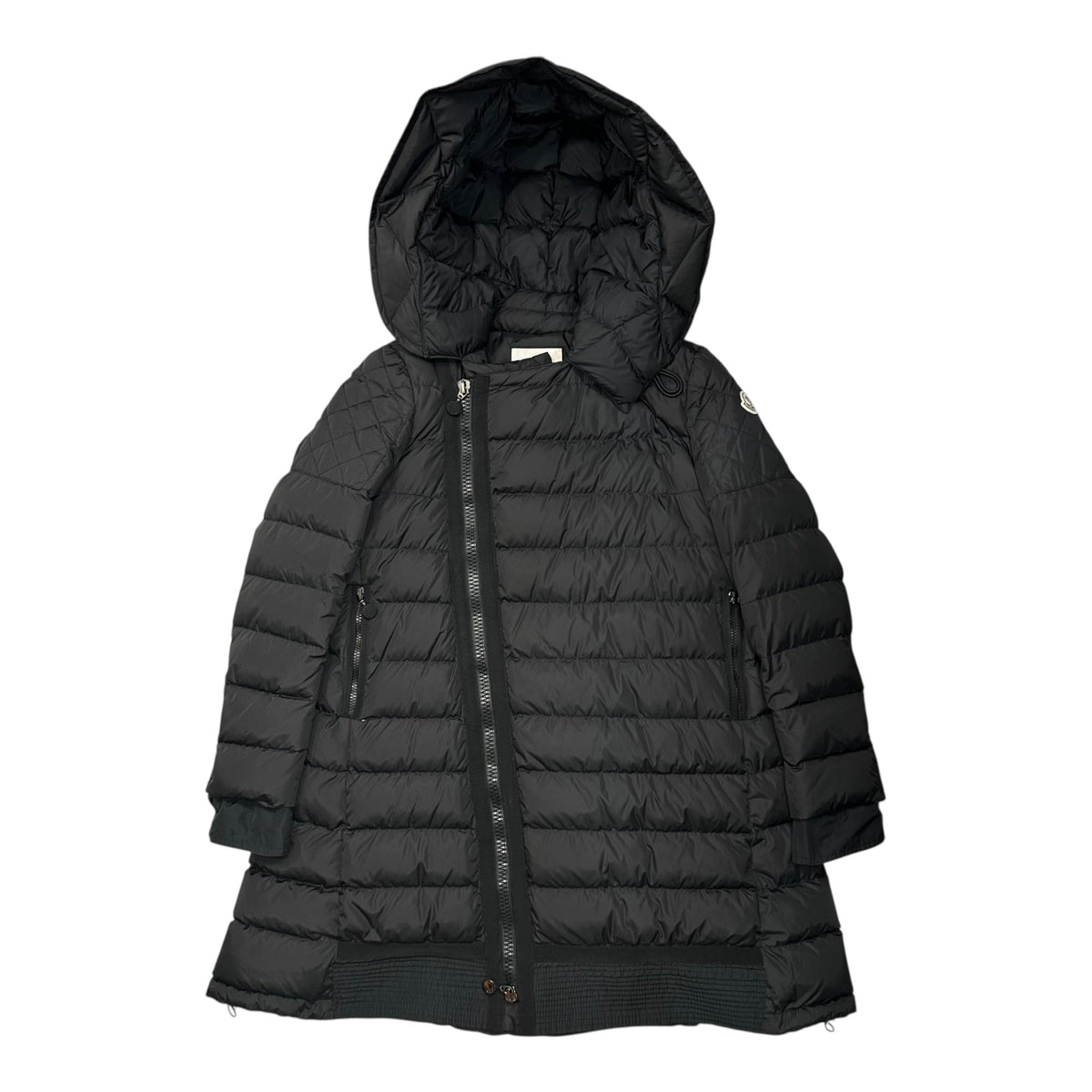 MONCLER GISELE Hooded Quilted Down Coat Size 2