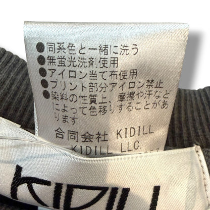 KIDILL 24SS Crewneck Sweatshirt Black Free Size