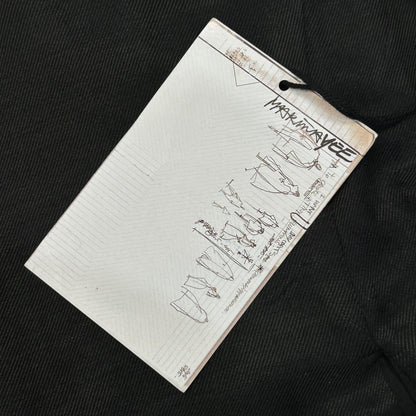 MARINA YEE 25FW Back Jack DB Origami Blazer Black Jacket Size S