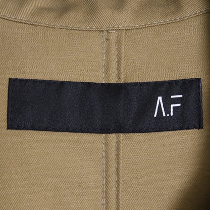 A.F ARTEFACT 25SS Twill Half Sleeve Shirt Beige Size 1