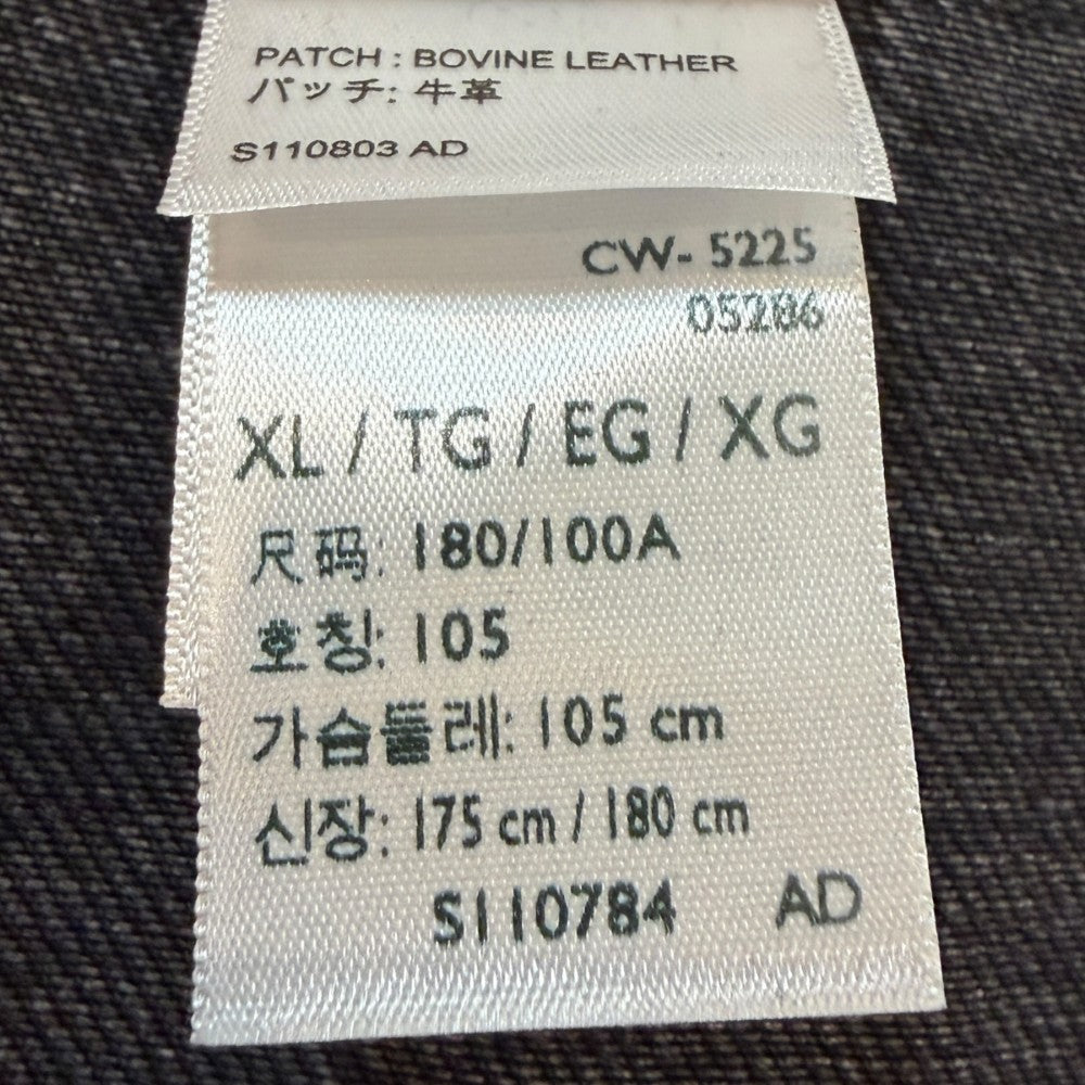 Levi's EDIFICE Collab Leather Collar Jacket Black Size XL