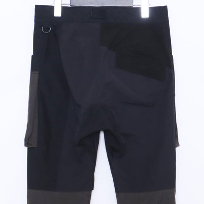 VIRIDI-ANNE Panel Combination Tactical Pants Black Size 1