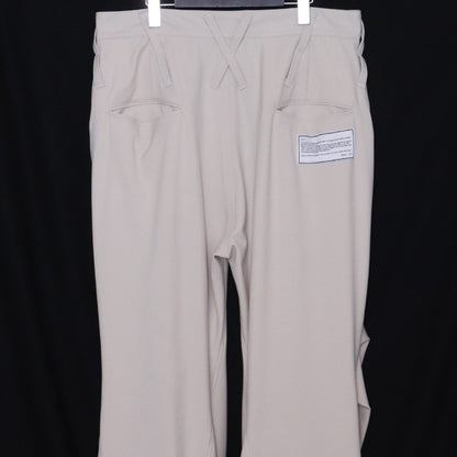 BEAUTY BEAST Croissant Flare Double Pants Beige Size L