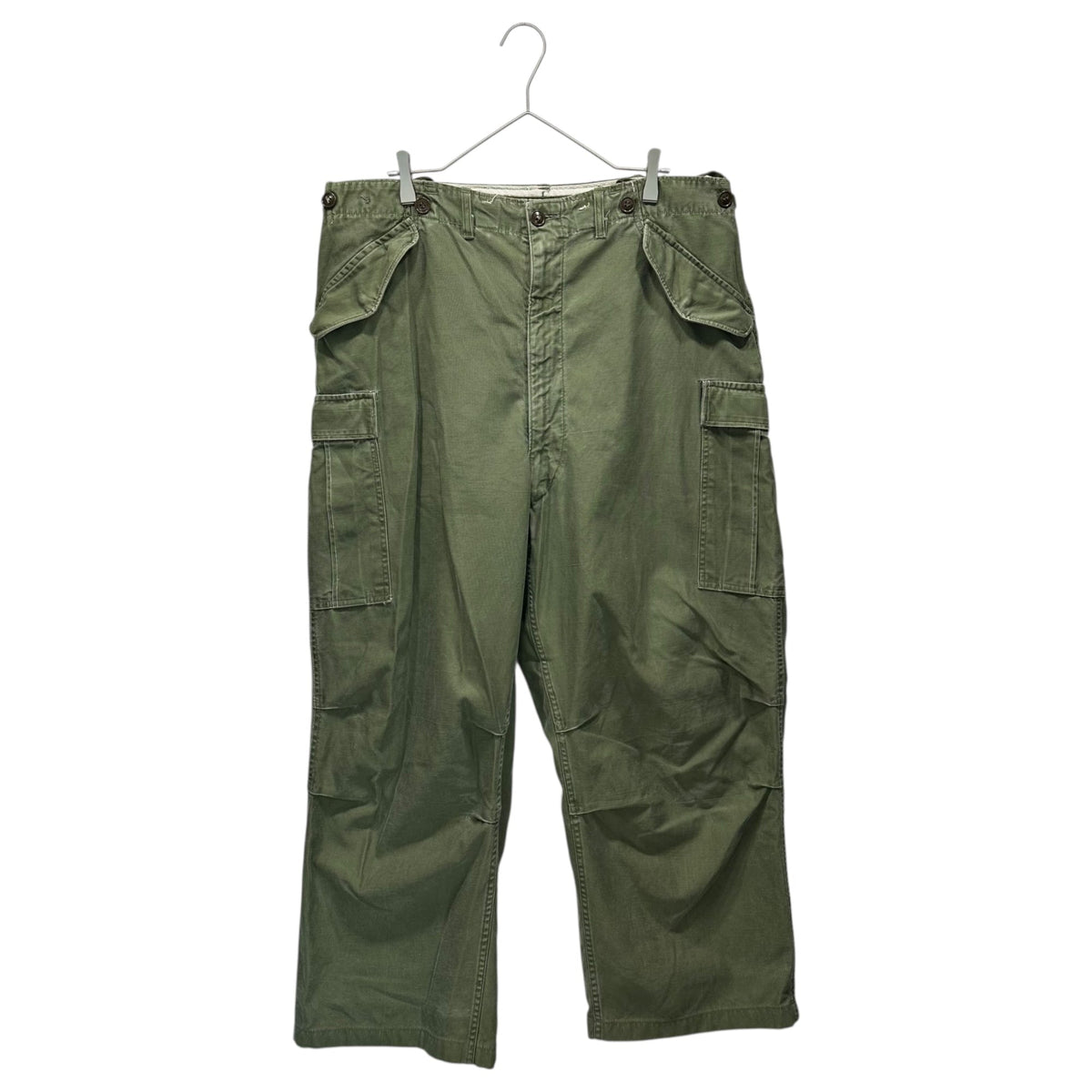 US ARMY 50s M-51 Field Cargo Pants Olive Size LONG-LARGE