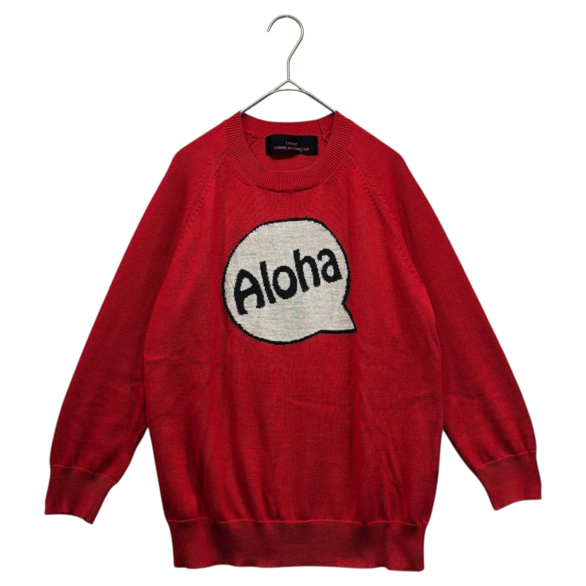 tricot COMME des GARCONS 15AW "ALOHA" Neck Sweater Size FREE