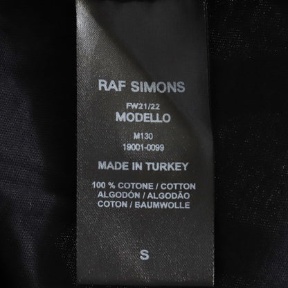 Raf Simons Oversized Printed Holes T-Shirt Black Size S