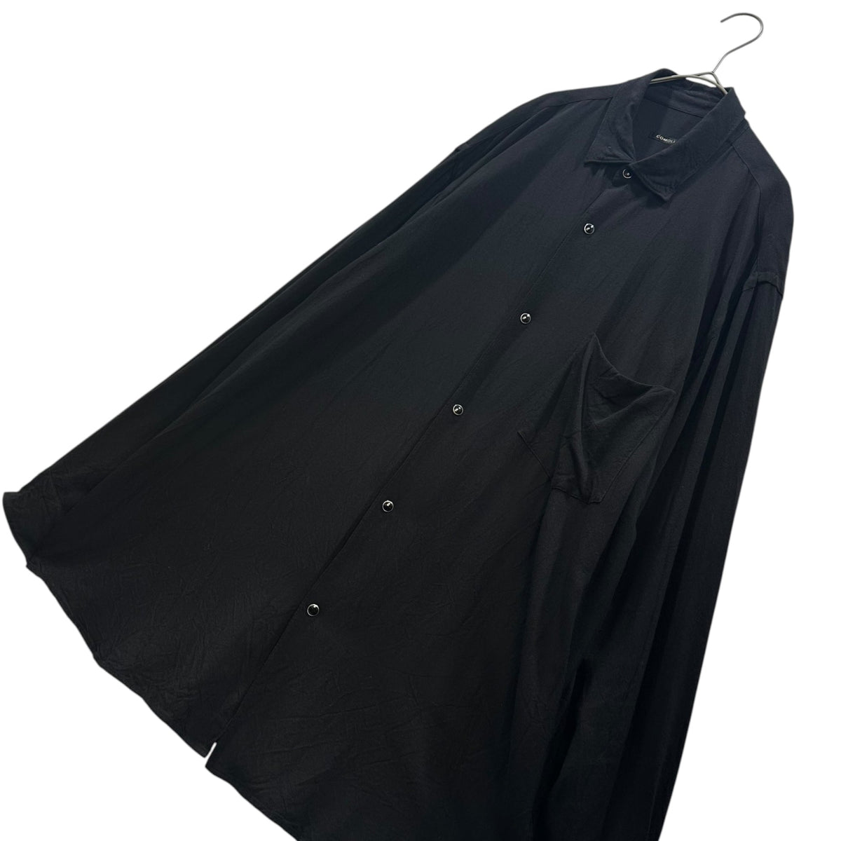 COMOLI 26SS Rayon Comoli Shirt Black Size 3