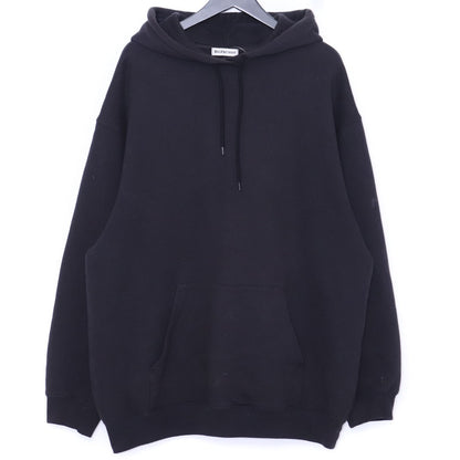 BALENCIAGA Back Logo Hoodie Black Size S