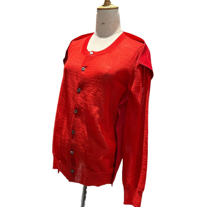 COMME des GARCONS JUNYA WATANABE Poly-Wool Cardigan Size M