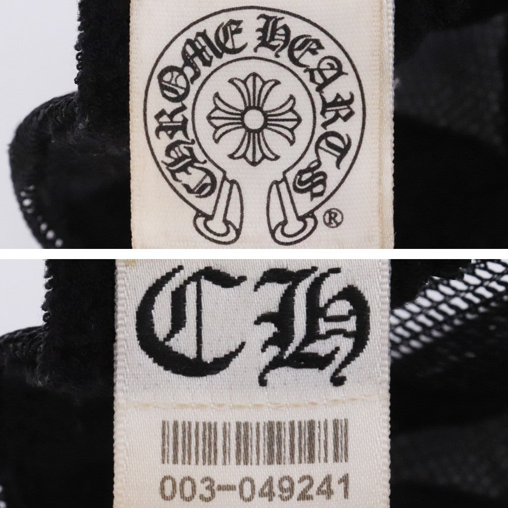CHROME HEARTS Cemetery Cross Patch Trucker Cap Black Size F