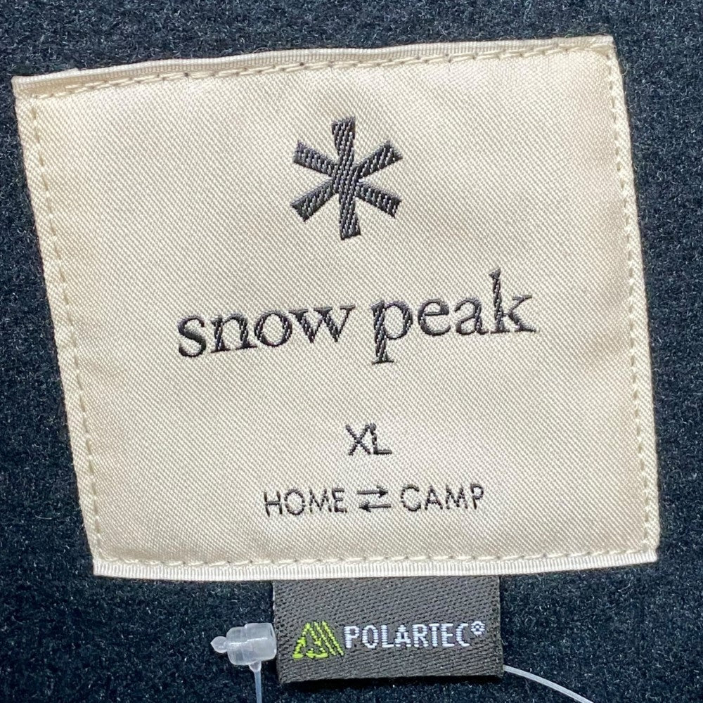 SNOW PEAK × WIND AND SEA 24AW Double Pullover Black Size XL