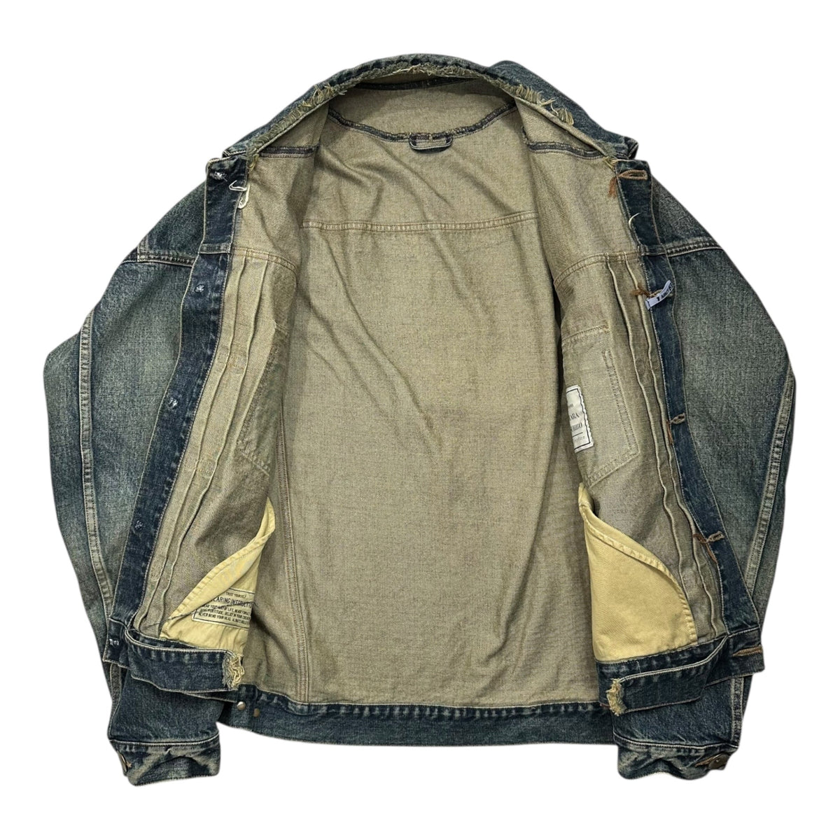 Maison MIHARA YASUHIRO 23SS Open Denim Jacket Size 46