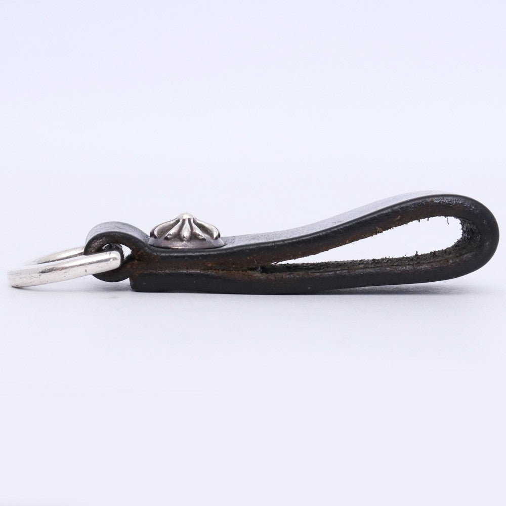 CHROME HEARTS Cross Ball Belt Loop D-Ring Black Size F