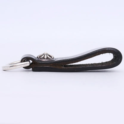 CHROME HEARTS Cross Ball Belt Loop D-Ring Black Size F