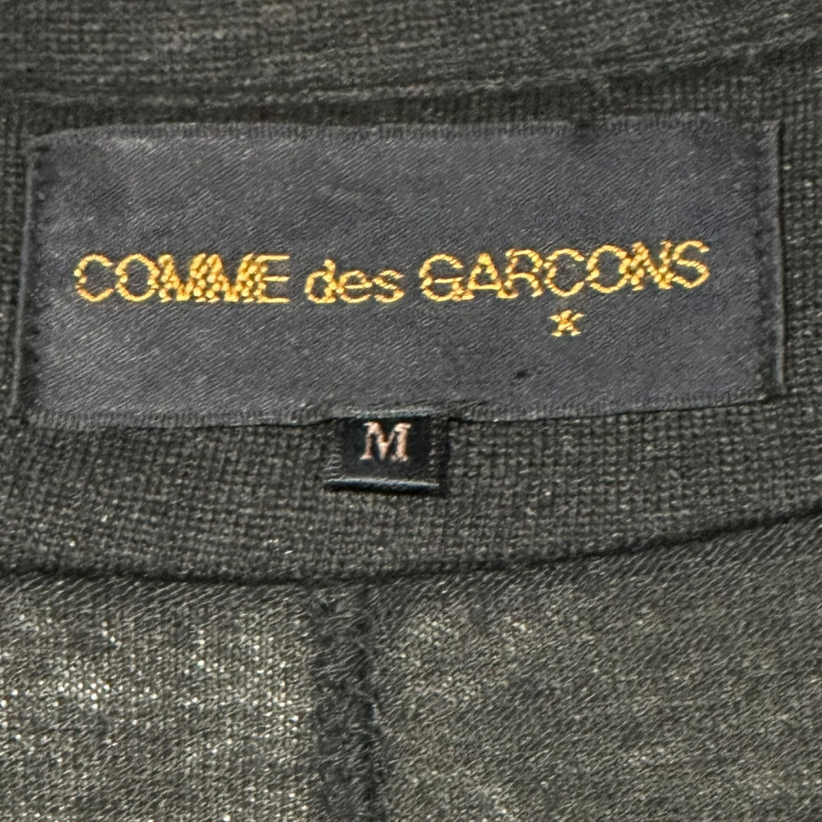 COMME des GARCONS 86AW Staff Wool Coat Black Size M