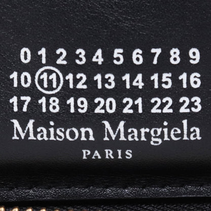 MAISON MARGIELA Around Zip Leather Wallet Black Size F