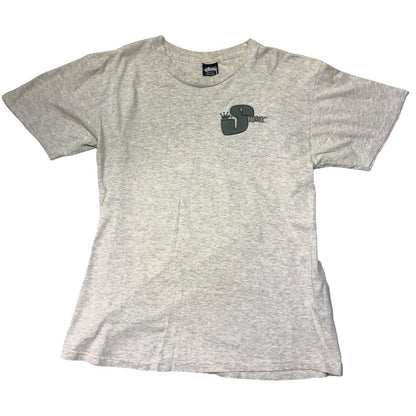 STUSSY 80s Vintage Big S Logo T-Shirt Gray Size SIZE L