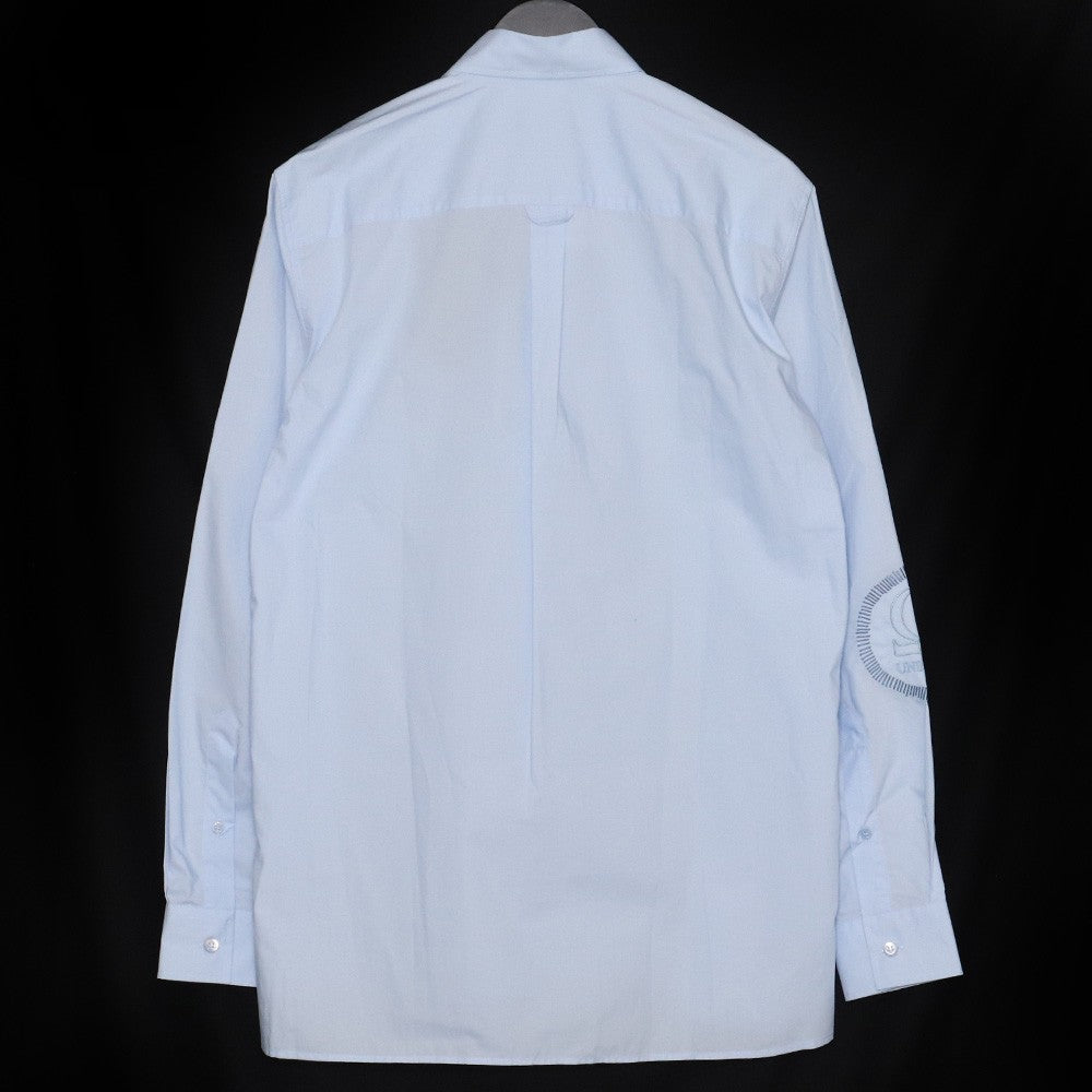 RAF SIMONS 21SS Archive Embroidery Shirt Light Blue Size 46
